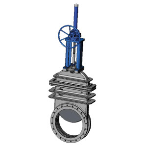 Unidirectional Knife Gate Valves High Pressure Applications